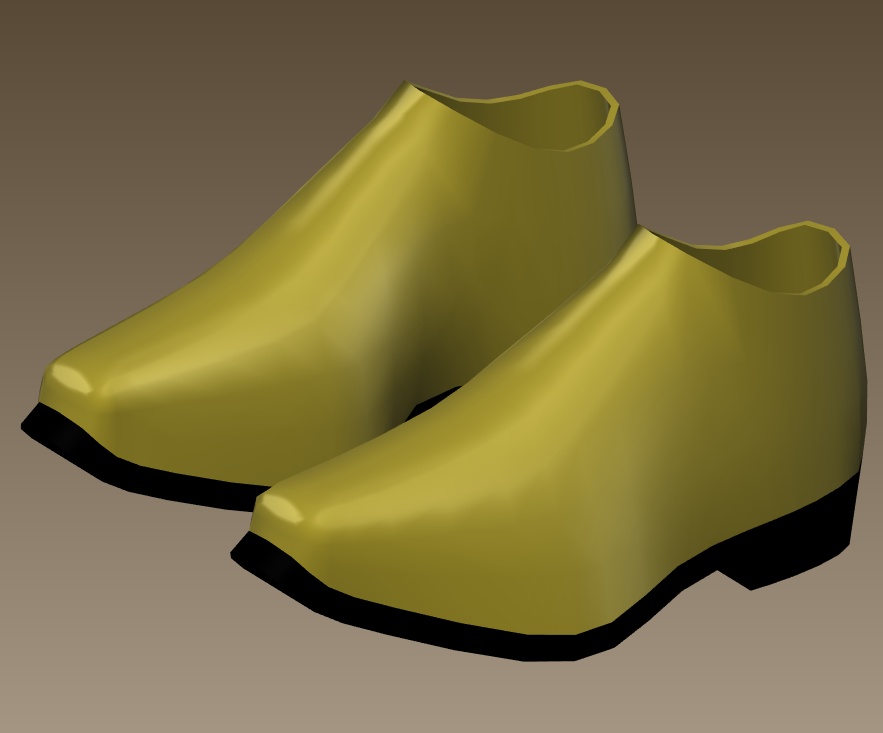 #001-シンプル靴【fbx,obj】