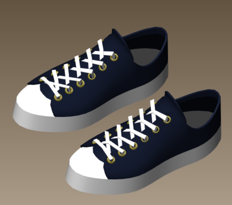 #010-シューズ【fbx,obj】