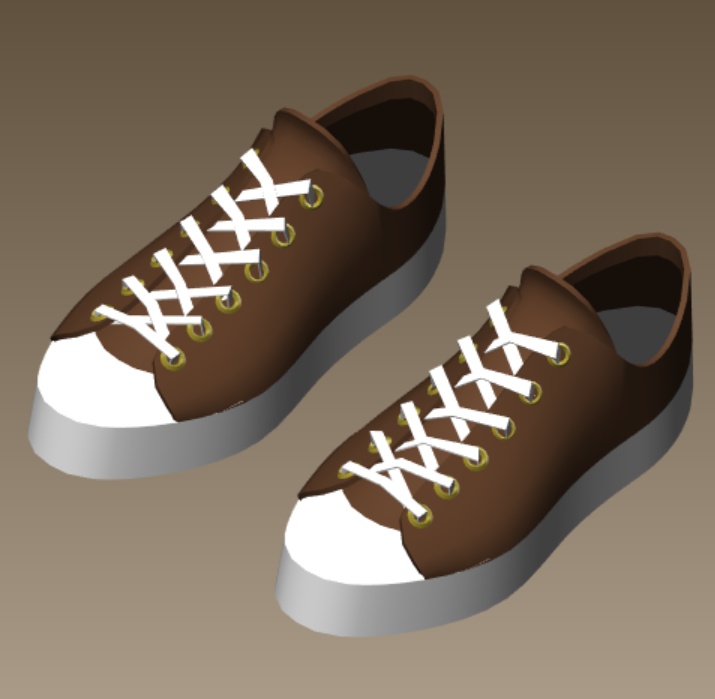 #010-シューズ【fbx,obj】