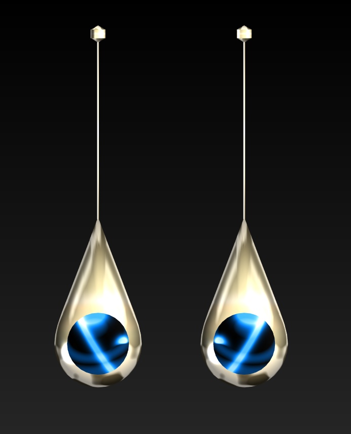 #101-シンプルピアス飾り【fbx,obj】