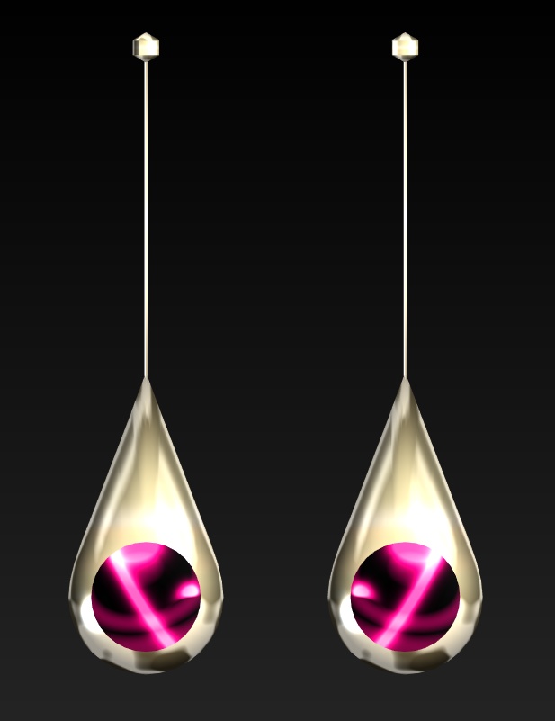 #101-シンプルピアス飾り【fbx,obj】