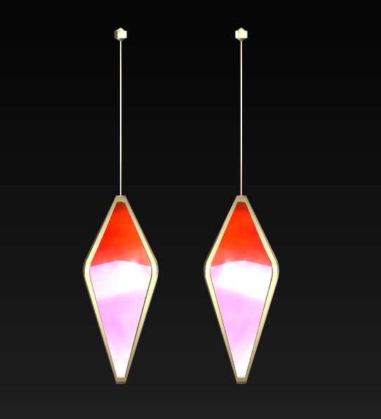 #103-シンプルピアス飾り【fbx,obj】