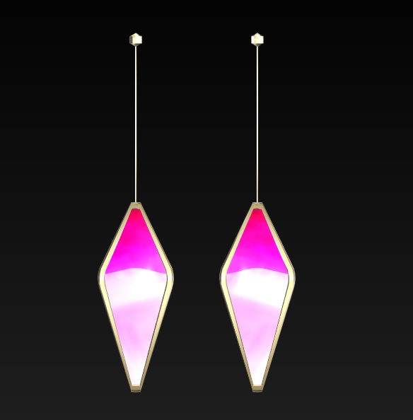 #103-シンプルピアス飾り【fbx,obj】