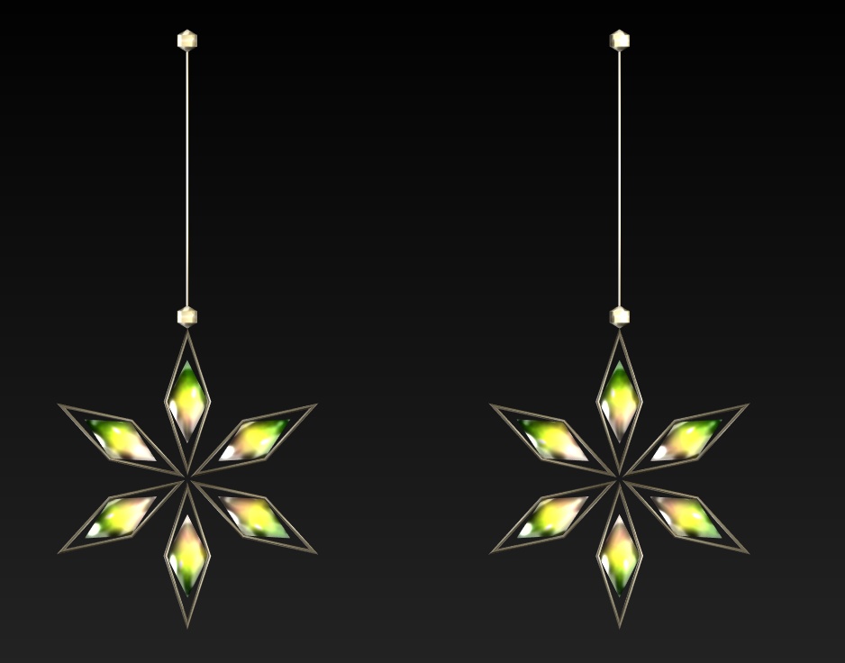 #110-シンプルピアス飾り【fbx,obj】