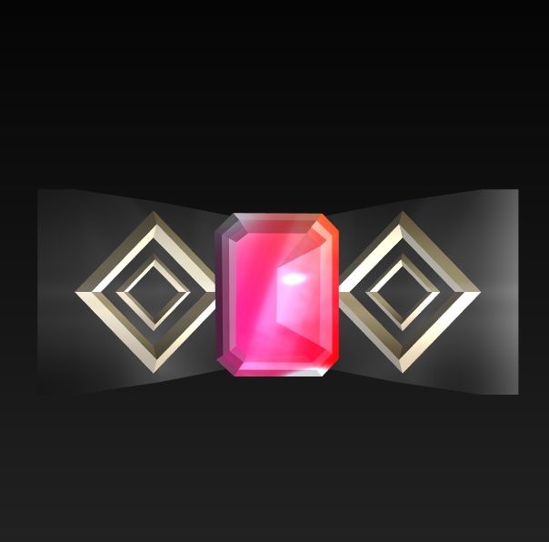 #114-リボン飾り【fbx,obj】