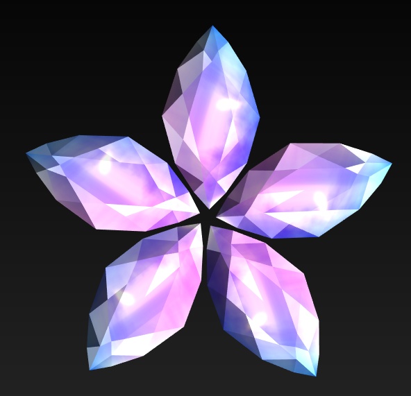 #116-花飾り【fbx,obj】