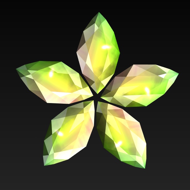 #116-花飾り【fbx,obj】