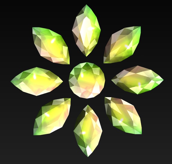 #118-花飾り【fbx,obj】