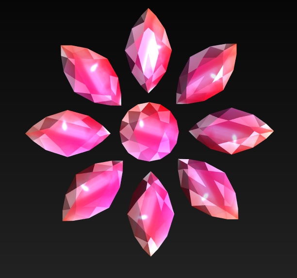 #118-花飾り【fbx,obj】