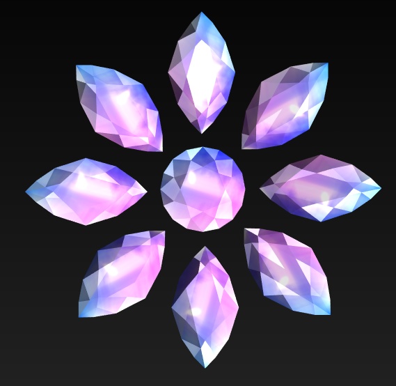 #118-花飾り【fbx,obj】