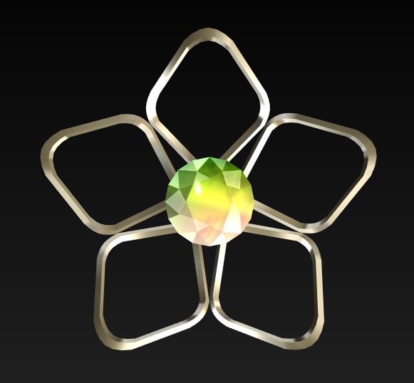 #119-花飾り【fbx,obj】