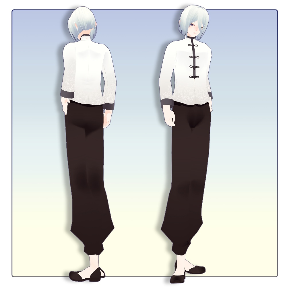 【オリジナル3Dモデル】宇都木-Uzuki-【VRM,VRC対応】