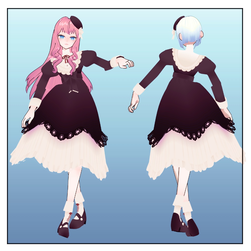 【オリジナル3Dモデル】雛森-Hinamori-【VRM,VRC対応】