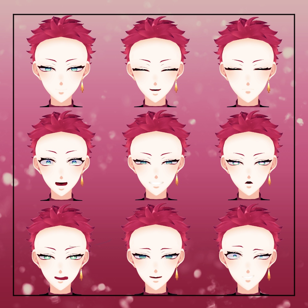 【オリジナル3Dモデル】カシス-Casis-【VRM,VRC対応】