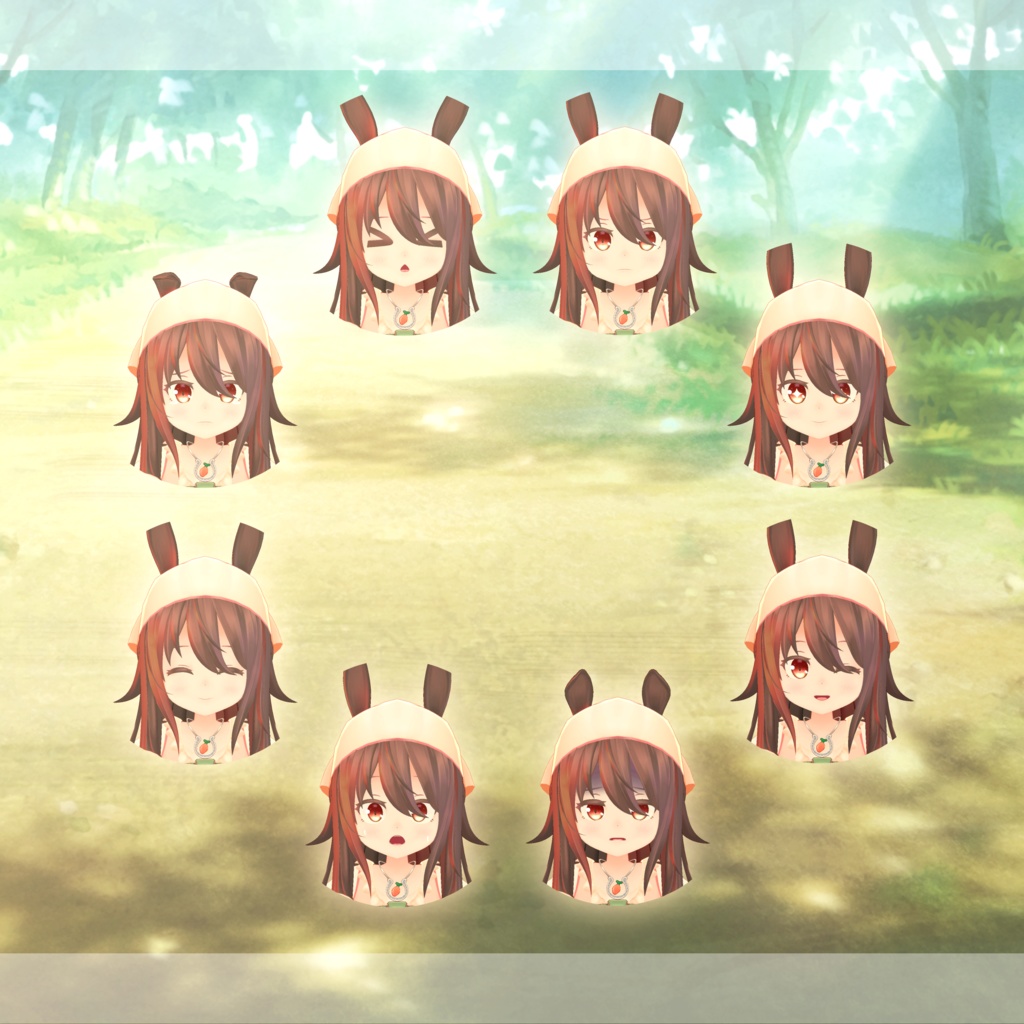 オリジナル3Dモデル「Cetra -せとら-」ver 1.1