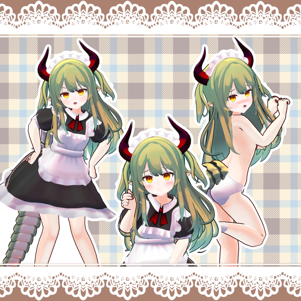 オリジナル3Dモデル「ニュウ」v1.01