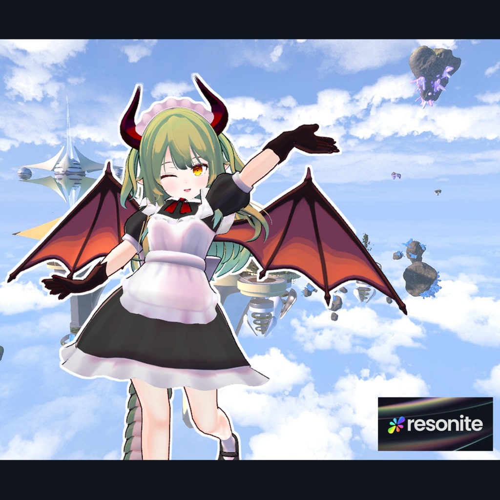 オリジナル3Dモデル「ニュウ」v1.01