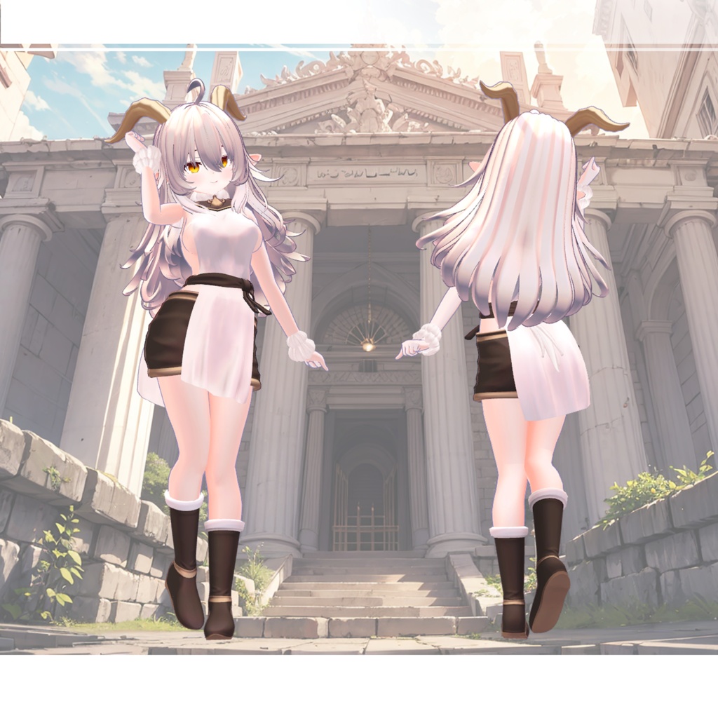 【オリジナル3Dモデル】テューロ v1.0