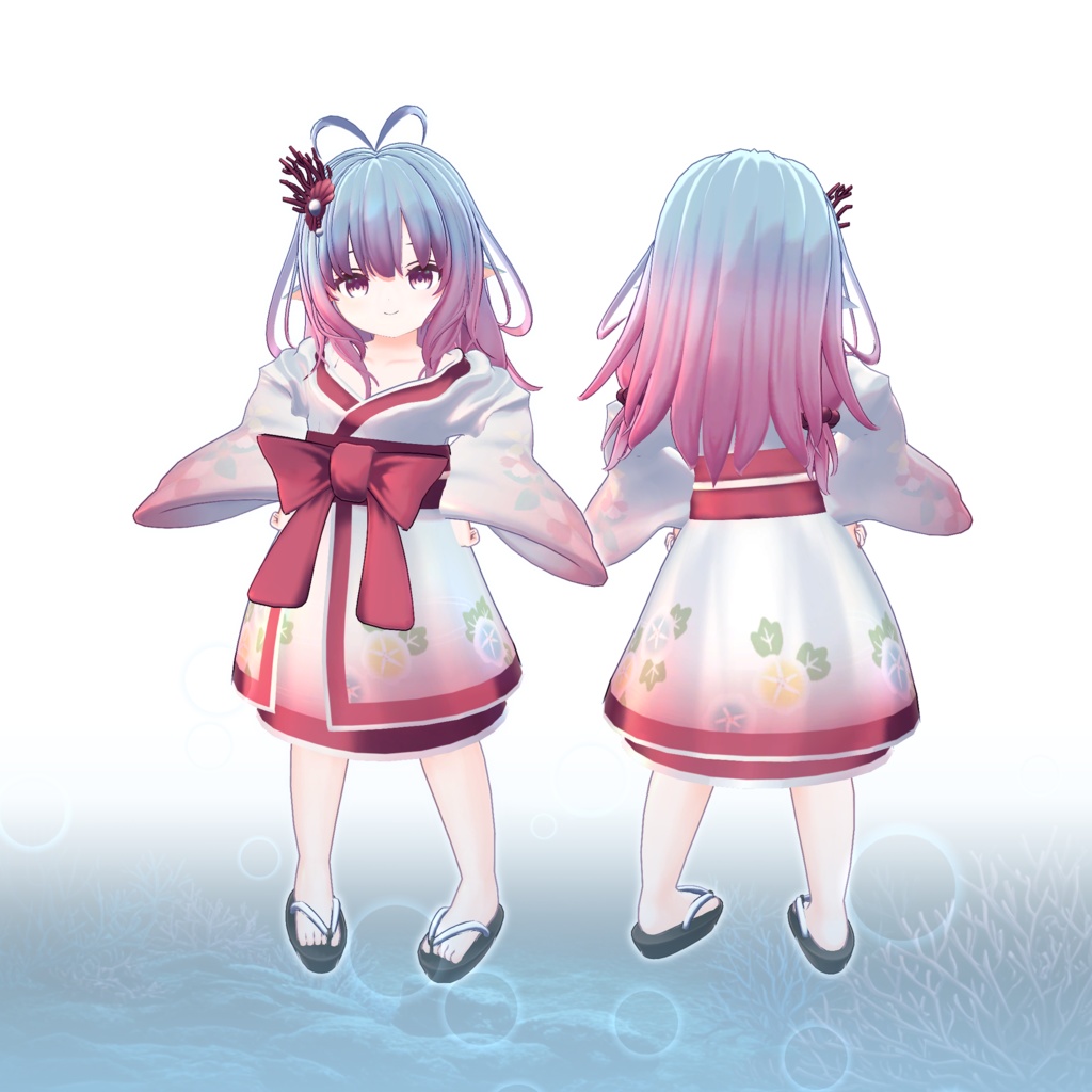 【オリジナル3Dモデル】風水姫 -かざみずき- v1.01