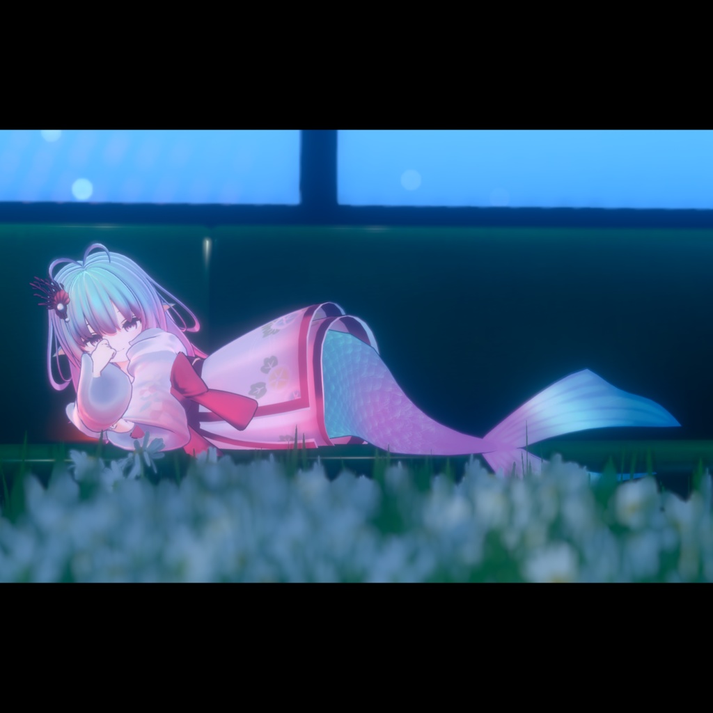 【オリジナル3Dモデル】風水姫 -かざみずき- v1.01