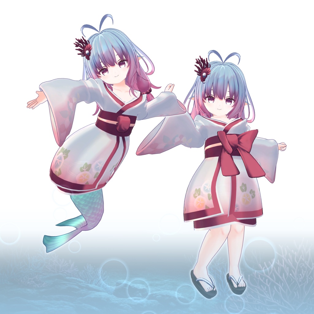 【オリジナル3Dモデル】風水姫 -かざみずき- v1.01