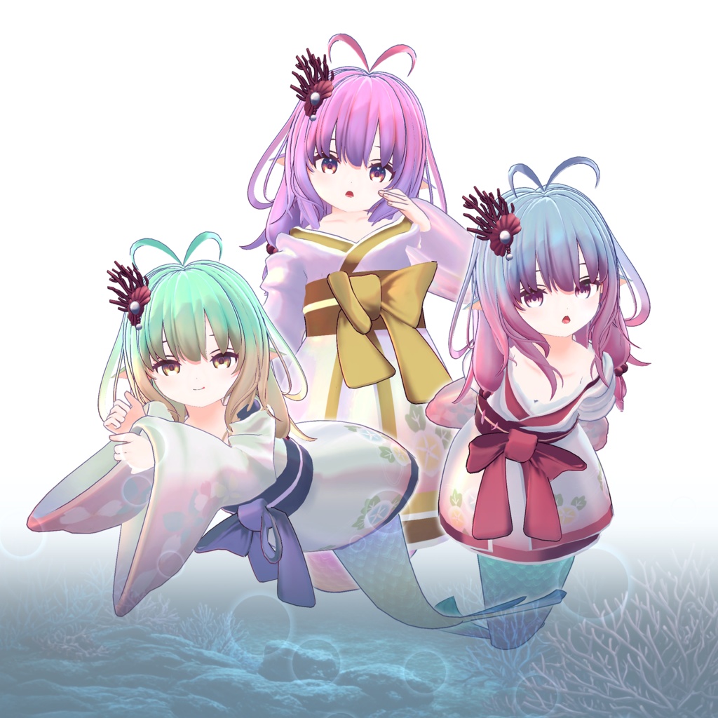 【オリジナル3Dモデル】風水姫 -かざみずき- v1.01