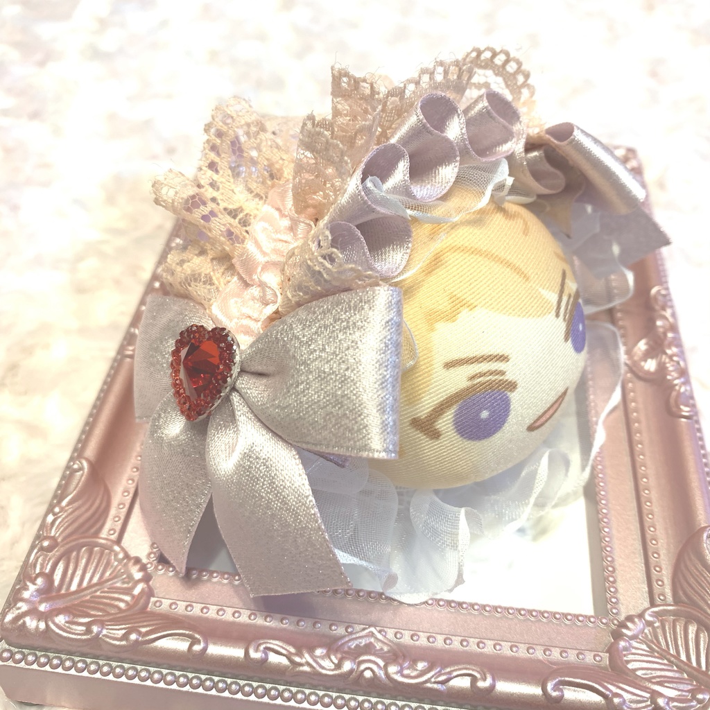ダブルリボン フリル×³ヘッドドレス♡