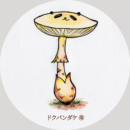 缶バッジ「ドクパンダケ」