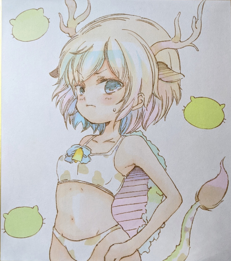 平べったい牛