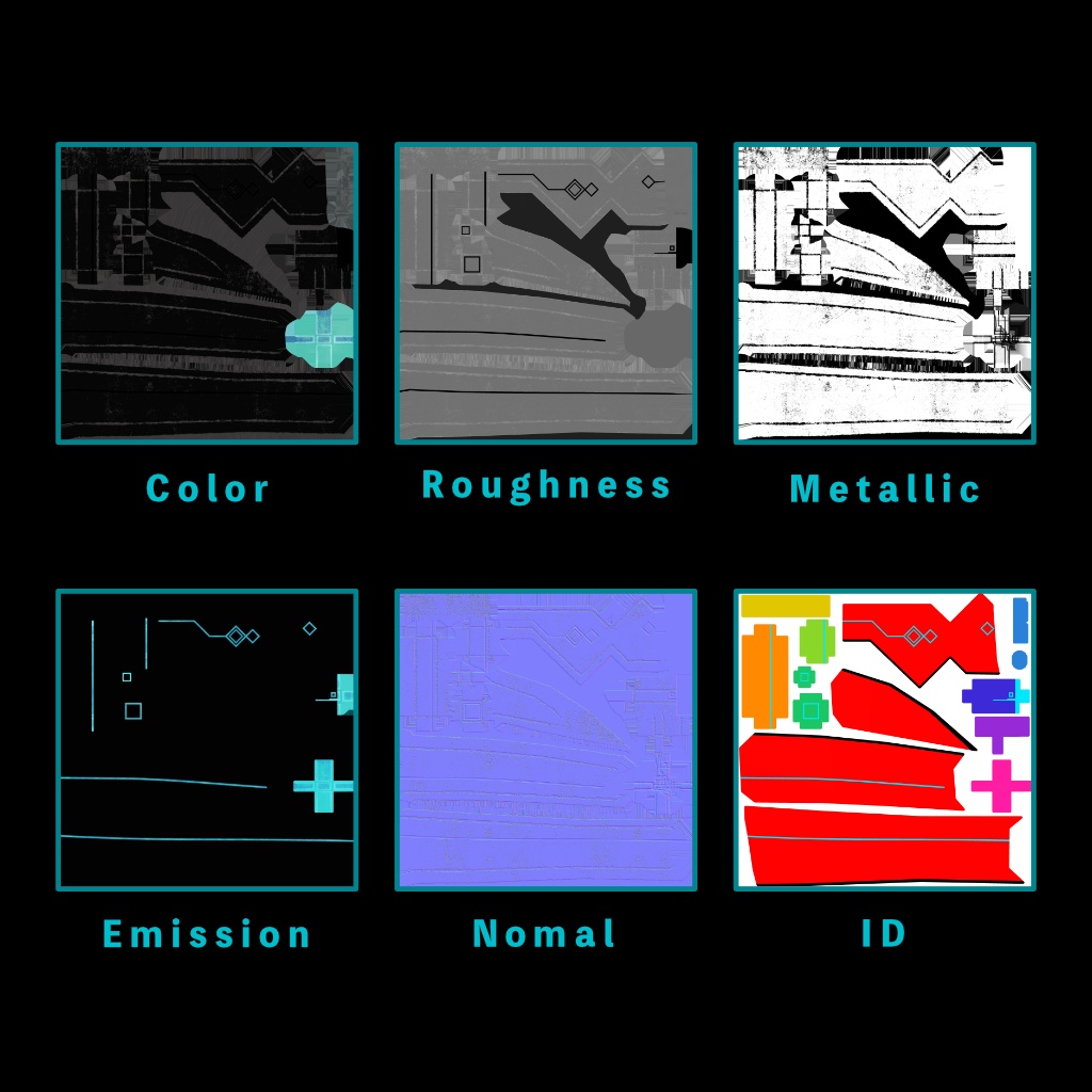 【VRChat想定】SF剣モデル