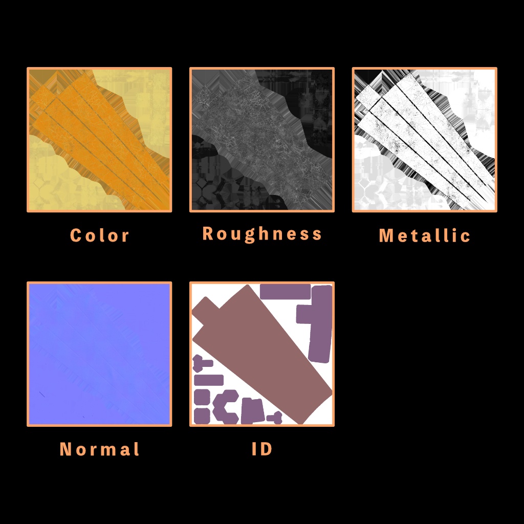 【VRChat想定】Particle付きイヤリングモデル