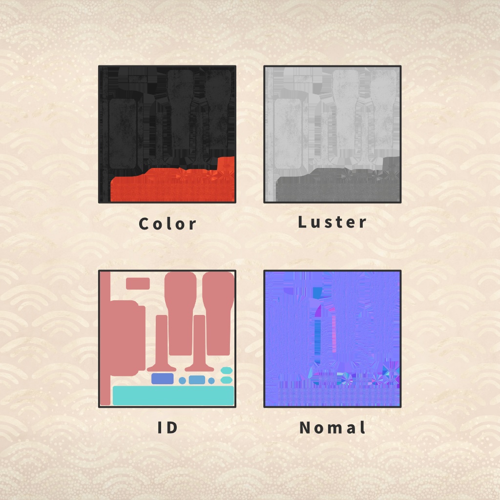 【VRChat想定】高下駄モデル