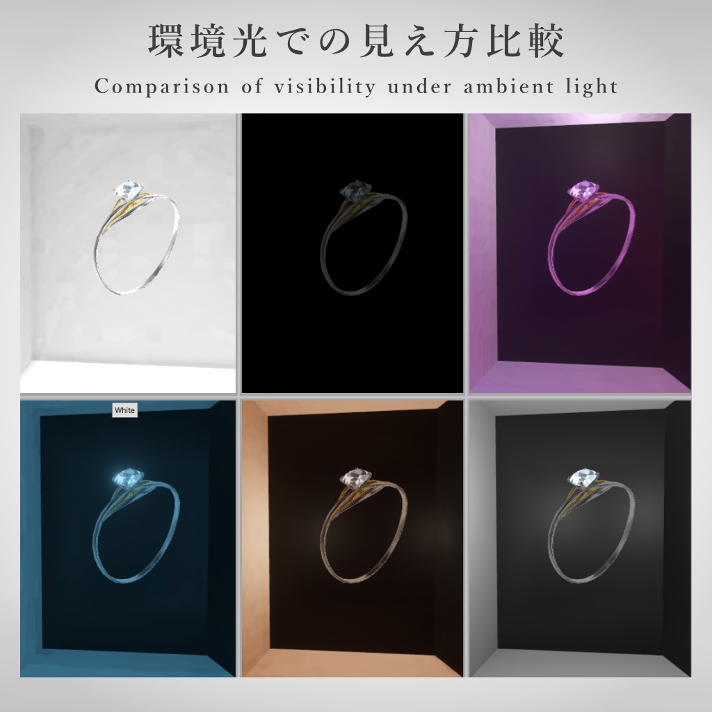 【VRChat想定】指輪モデル_ⅩⅠ