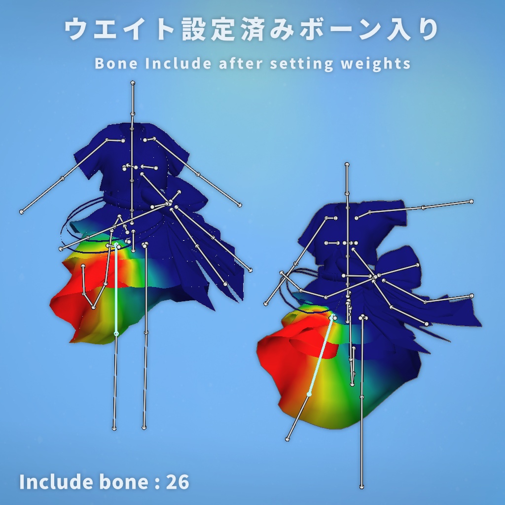 【VRChat】Nemo用 - 南国衣装モデル【MA使用】