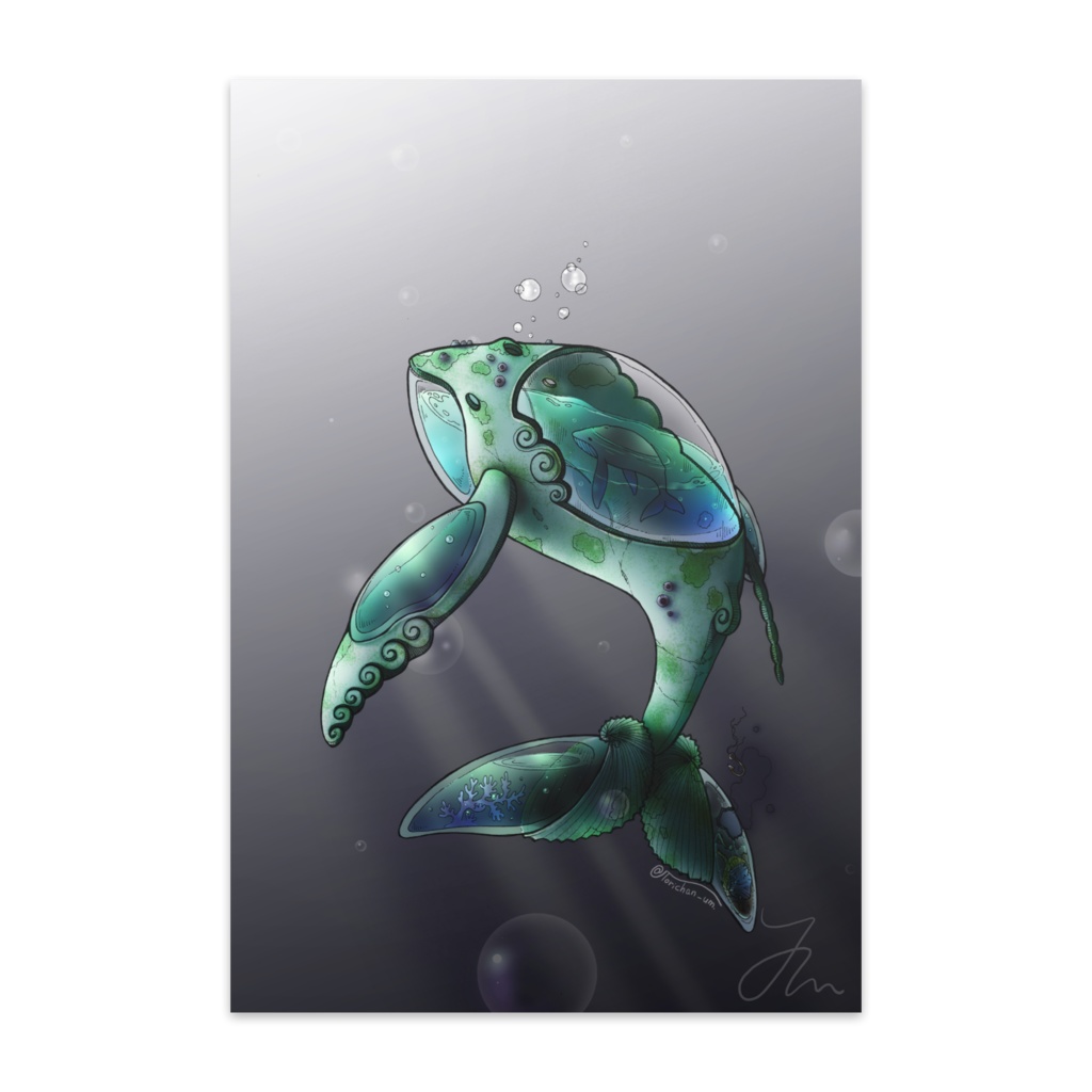 【ポストカード】くじら水槽