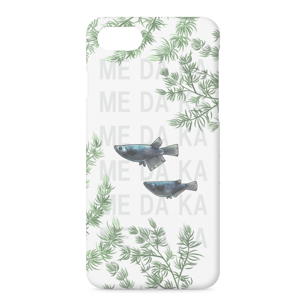 【iPhoneケース白】ME DA KA - 夜桜