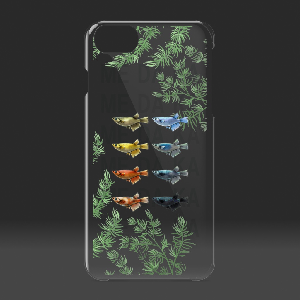 【iPhoneケース透明】ME DA KA