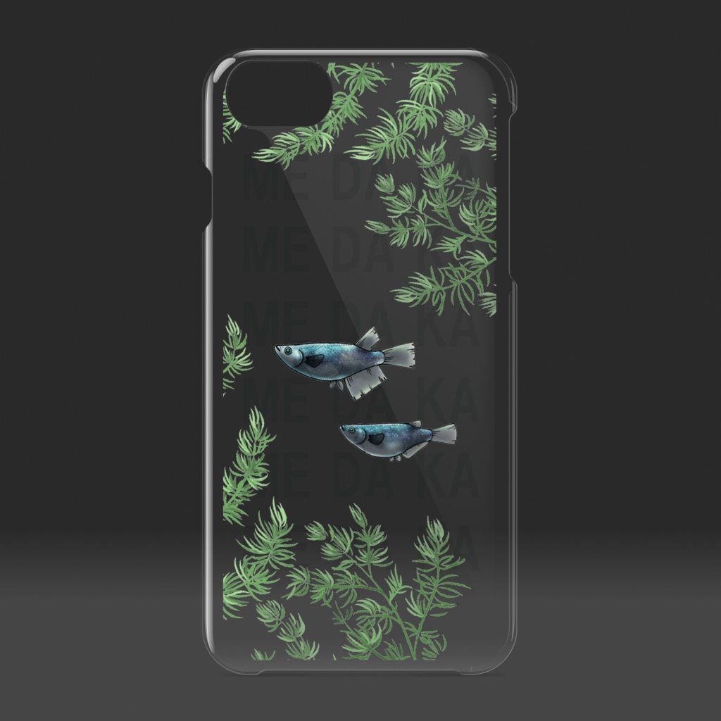 【iPhoneケース透明】ME DA KA - 夜桜