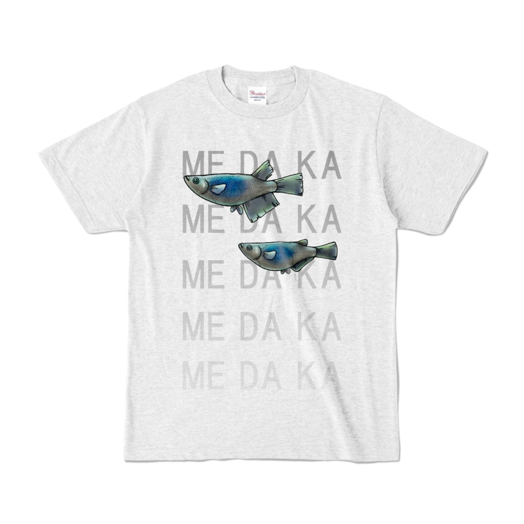 【カラーTシャツ】ME DA KA - 深海