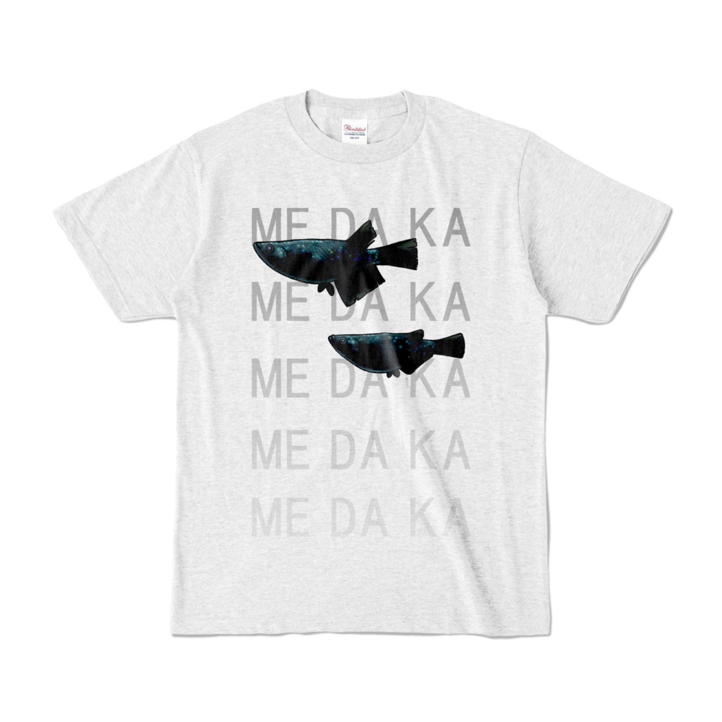 【カラーTシャツ】ME DA KA - ブラックダイヤ