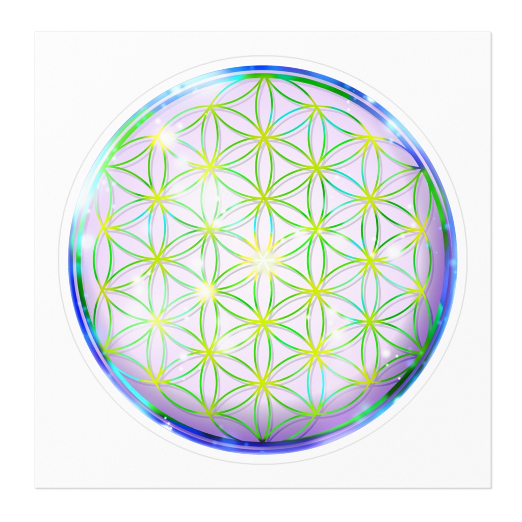 【ステッカー】フラワーオブライフ