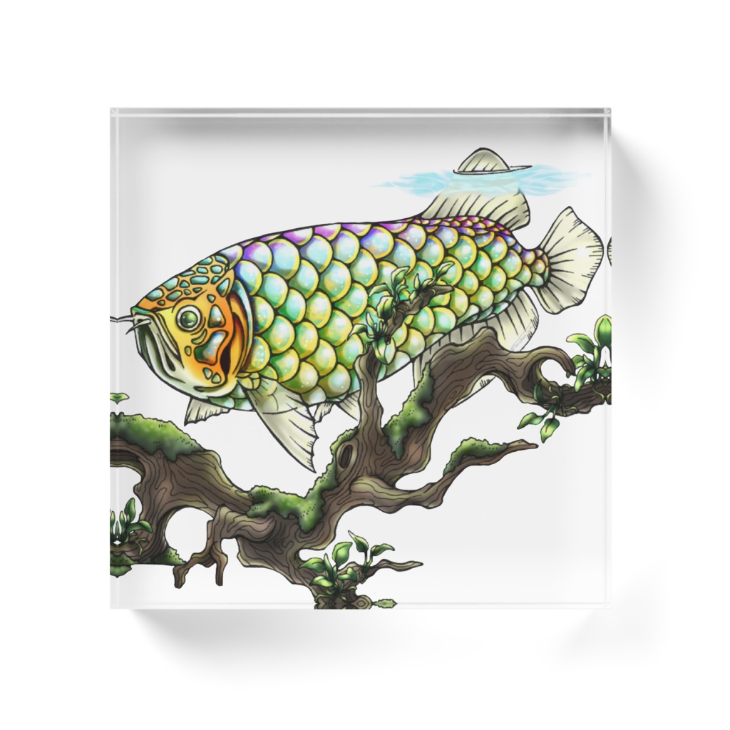 【アクリルブロック】アロワナ