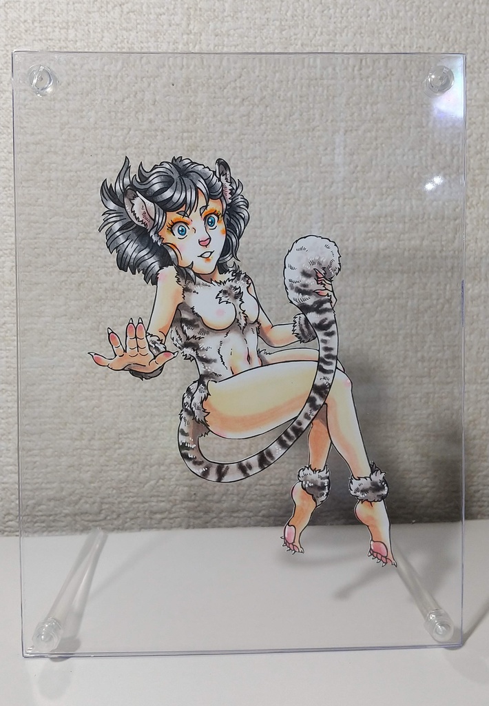 【手描きイラスト】トラ【L判写真サイズ】