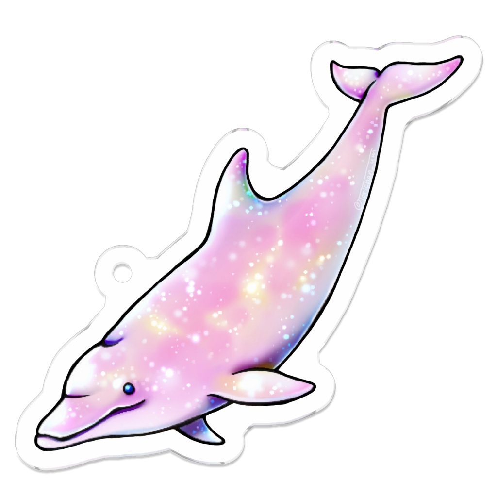 【キーホルダー】イルカ【コーティングなし】