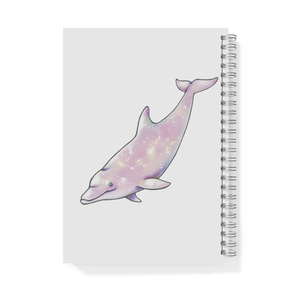 【ノートA5/B5】胡蝶蘭とイルカ