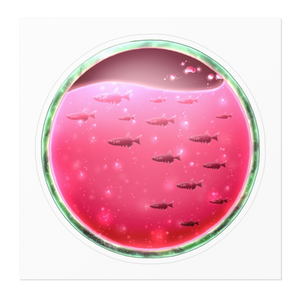 【ステッカー】すいか