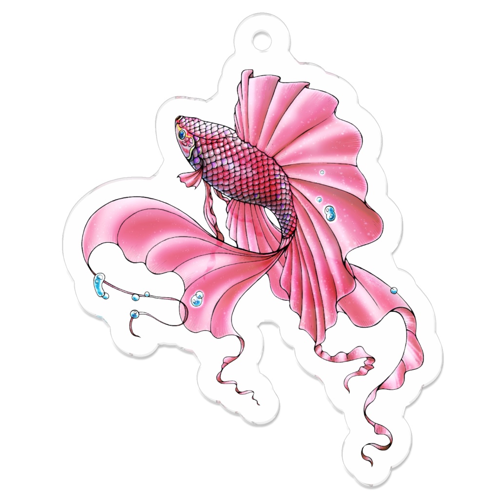 【キーホルダー】さかな【コーティングなし】