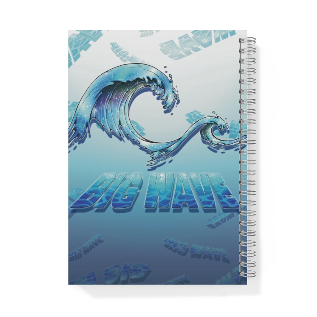 【リングノート:A5】イルカ(4色×背景色2タイプ)