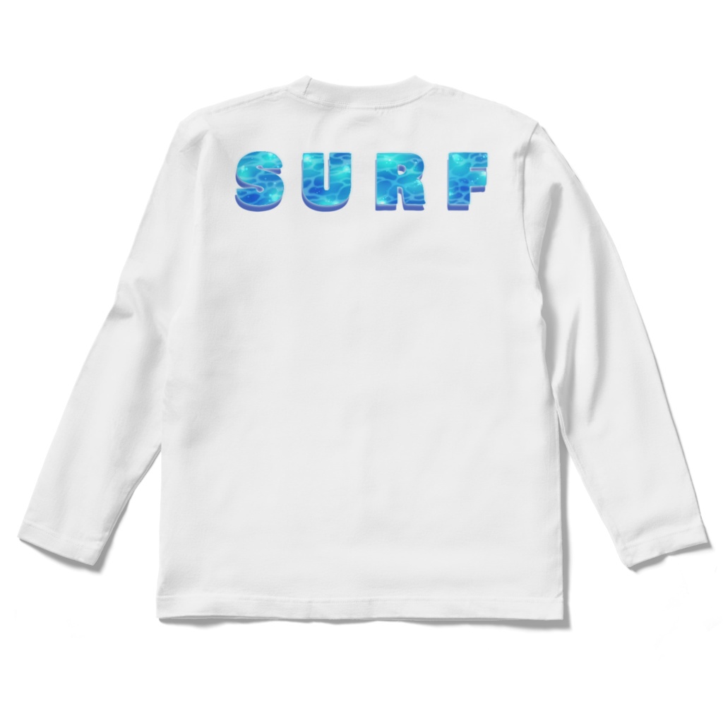 【長袖Tシャツ:白・両面】アシカ(4種類)