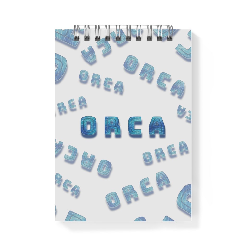 【メモ帳/A6】シャチ(黒・白)